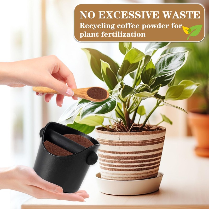 Coffee grounds tee container, 10 x 10 x 11 cm,