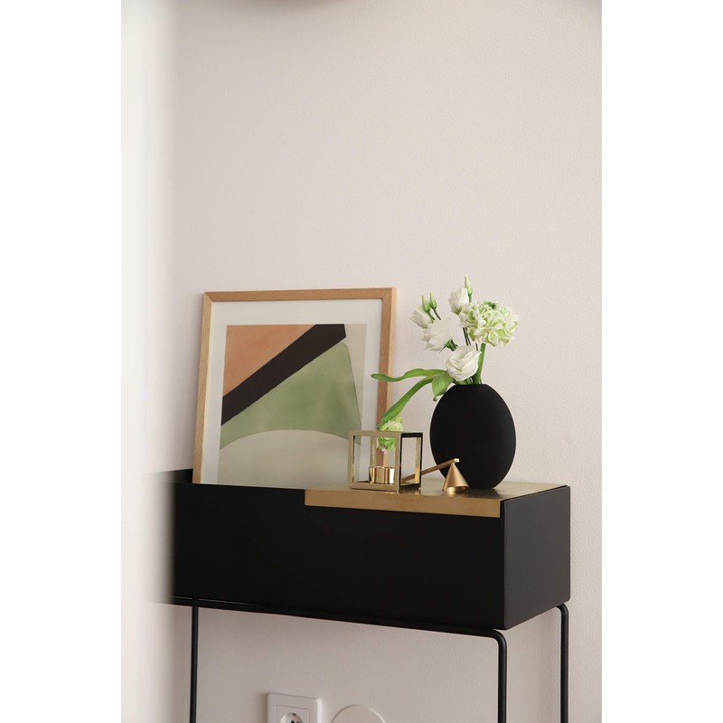 Cooee Design HI-028-25-BK Vase Pastille Ceramic Handmade Diameter 20 cm