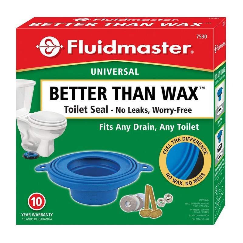 Fluidmaster 7530 Universal Better Than Wax Toilet Seal, Wax-Free Toilet