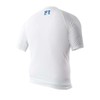 JetPilot Body Glove Men's Basic Short Arm Rashguard, White, Medium