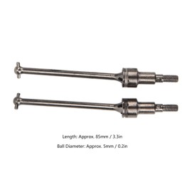 CVD Drive Shaft, Stable RC Front CVD Drive Shaft for SCY 16101 16102 16103 16201 1/16 RC Car Upgrade Parts