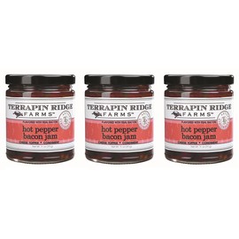 Terrapin Ridge Farms Hot Pepper Bacon Jam – Three 10.5 Ounce Jars