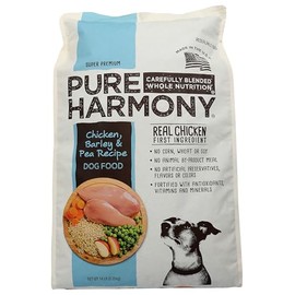 Pure Harmony, Dog Food, Chicken, Barley & Pea Recipe , 14 LB