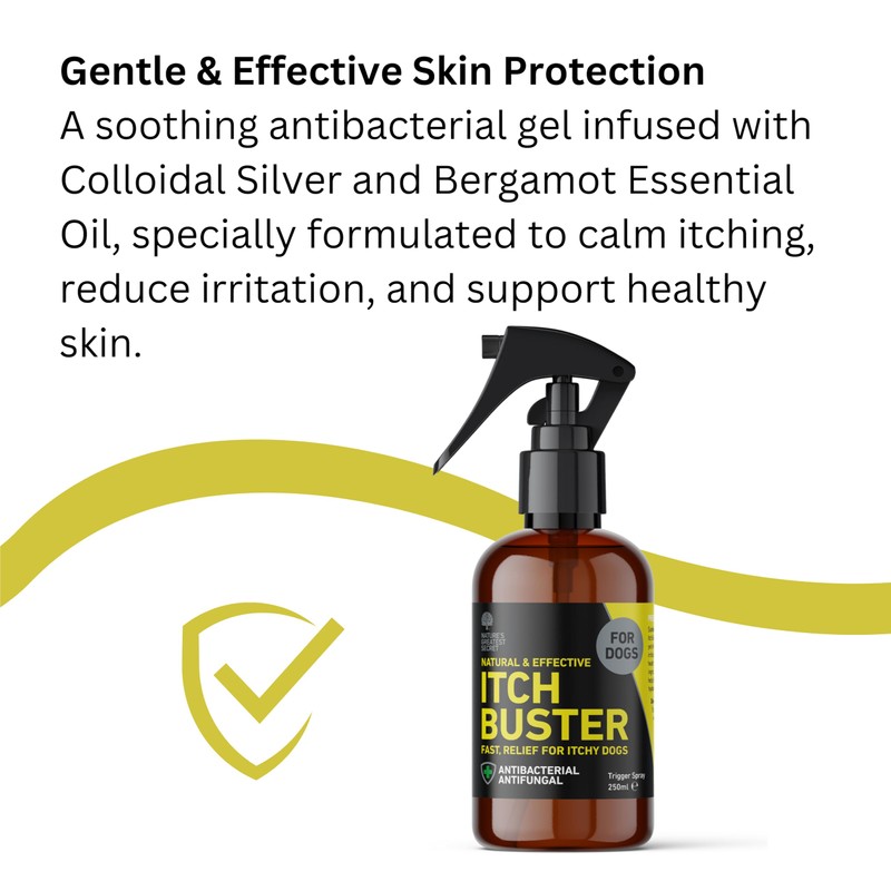 Natures Greatest Secret Antibacterial Soothing Itch Buster for Dogs 250ml