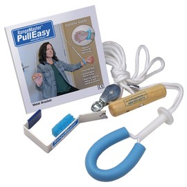 RangeMaster PullEasy Shoulder Pulley with Patient Guide │Physical Therapy Shoulder Pulley │ Aids with Shoulder Surgery Recovery │ Grip-Free Hold │ Metal Bracket Door Attachment