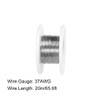 sourcing map 0.12 mm 37AWG Heating Resistance Wire Nichrome Cable