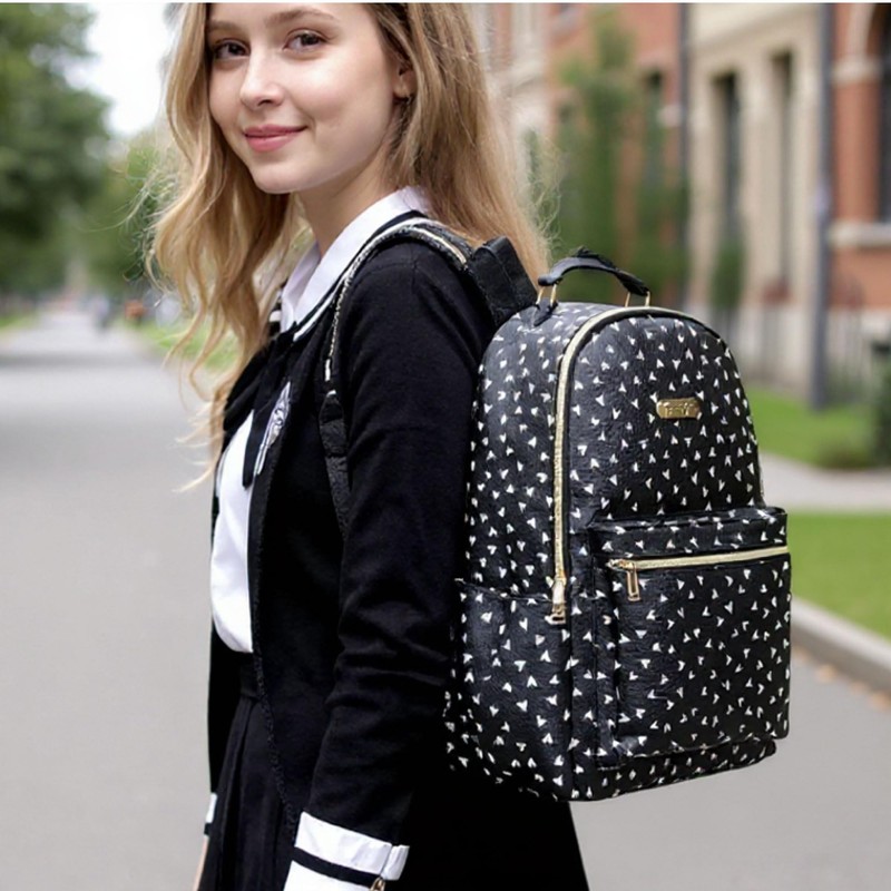 Jessica Simpson Women’s Waterproof Laptop Travel Backpack with Side Water