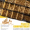 Bonost 1380pcs Nuts and Bolts Assortment Kit - Heavy Duty