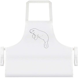 Azeeda 'Adorable Manatee' Unisex Cooking Apron (AP00081824)