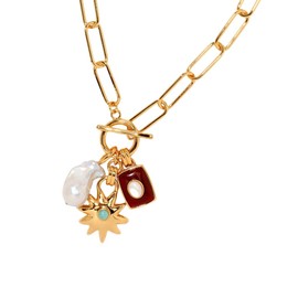 Trendy Minimalists Pendant Necklace Fashion Accessory for The Modern Woman, As Show, titanium steel, No Gemstone