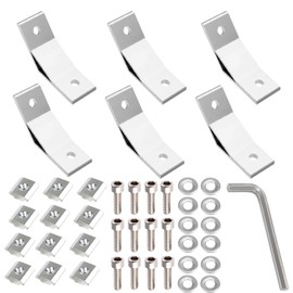 Aluminium Profile Connector 40 x 40 135 Degree Angle Connector Mounting Material Inner Angle Aluminium Profile Angle Connector for Strut Profile, 3D Printer, CNC Router, DIY Projects (Pack of 6) (4040