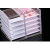 LIXIMMAZN 10 Layers Acrylic Lash&Nail Extensions Storage Organizer,Cosmetic Makeup Container