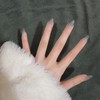 Press On Nails Long Coffin Bellarine Tapered full coverage glossy