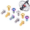 RISK 12PCS M5×10mm Disc Disk Brake Rotor Bolts T25 Torx