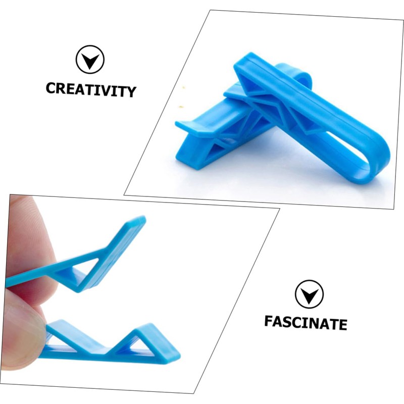 NUOBESTY 24pcs Trash Bag Clips for Garbage Bins Easy Use