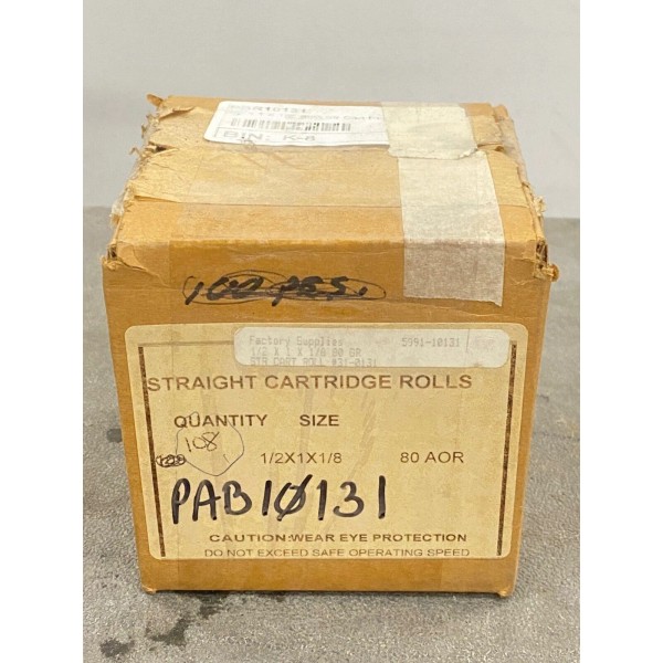 108 new 1/2" x 1" x 1/8" Grit 80 AOR