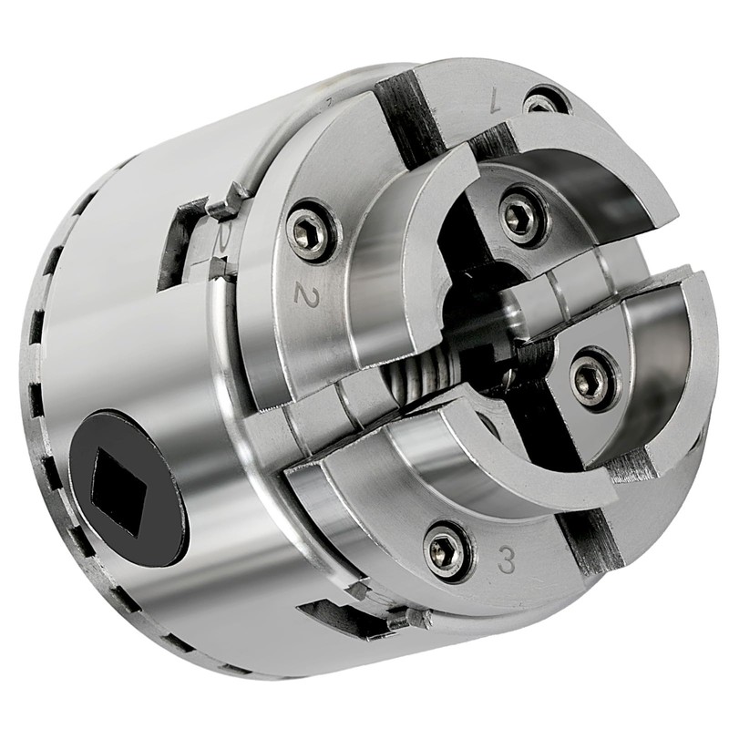 2-3/4 Inch Wood Lathe Chuck,4-Jaw Precision Self-Centering Keyed Lathe Chuck,Wood