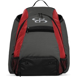 Boombah Prospect Batpack Solid BM-9049C23 Charcoal/Red