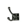 Dulton Iron Parts Double Swing Wall Hook, Antique Black, Height