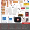Compact 100-Piece First Aid Kit in Waterproof Case - Ideal