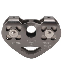 Zipline Swivel Pulley Rock Climbing Aluminum with Tandem Speed Double Trolley for Mountaineering