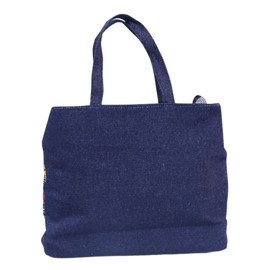 DIVAS SPIRITUAL Women Canvas Handheld Bag Hand Embroidered Ladies Tote Bag With Zip Shoulder Bag Size 23cm X 32cm with Handle 37cm