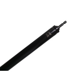 3/4" (19mm) Hollow Socket, 11.5" Length, 1/2" Drive or 1/4" Hex Shank, 6-Point, for Long Threaded Rod/Bolts/Studs