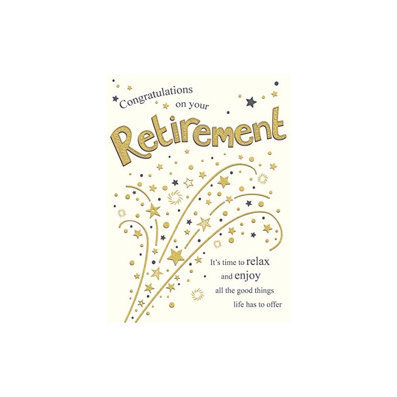 Piccadilly Greetings Group Ltd Traditional Large Card Retirement - 12