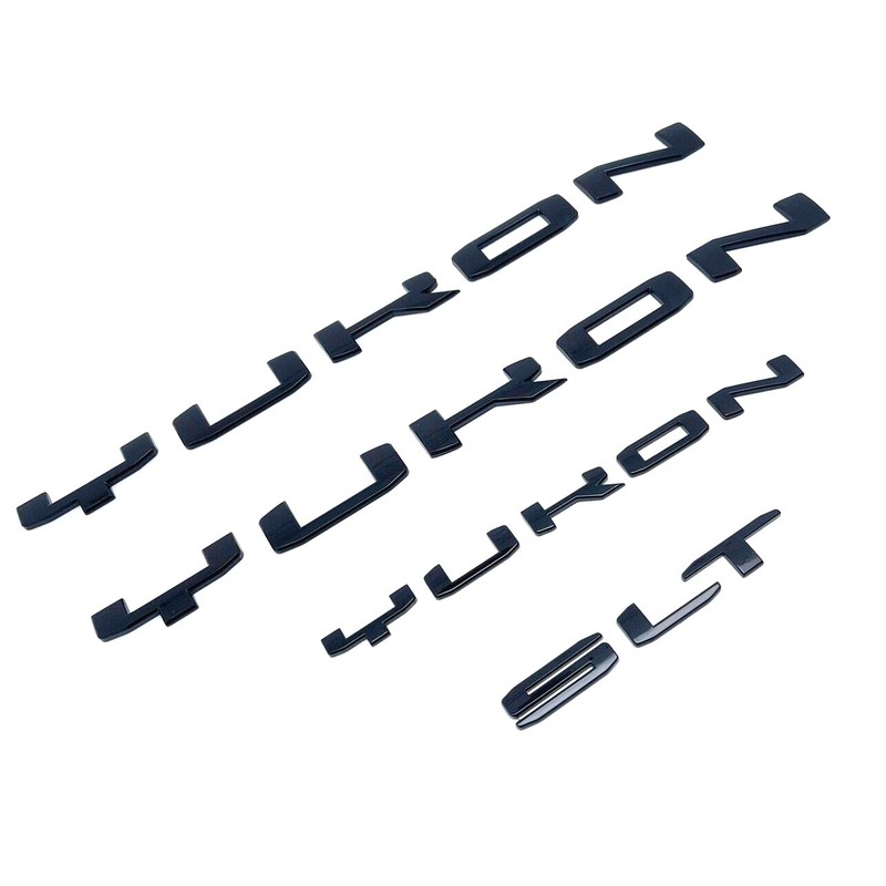 Set Door Rear SLT Yukon Emblems Letters 3D Badge Replacement