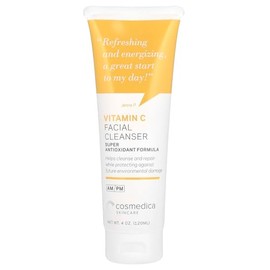 Cosmedica Skincare LIMPIADOR FACIAL DE VITAMINA C. Aporta vitalidad y luminosidad a la piel. Disminuye manchas y cicatrices. Con Vitamina C, aloe vera