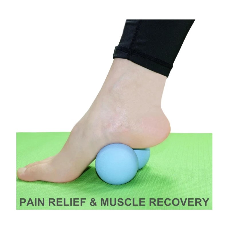 SIMPLECOOL Peanut Shape Massage Ball – Myofascial Release Roller for