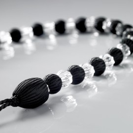 Alan Symonds Earle Beaded Rope Curtain Tie Back, Black