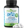 Collagen Rejuvenation: ForestLeaf Multi Collagen Pills with Hyaluronic Acid + Vitamin C - Hydrolyzed Collagen Supplements for Enhanced Skin Vitality and Wrinkle Support - 120 Capsules for Both Women and Men