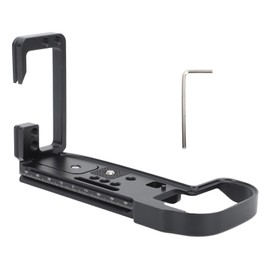 L Bracket Quick Release Plate for R5 R6 Camera Aluminum Alloy 1/4in Screw Holes for Arca Standard 38mm Slot