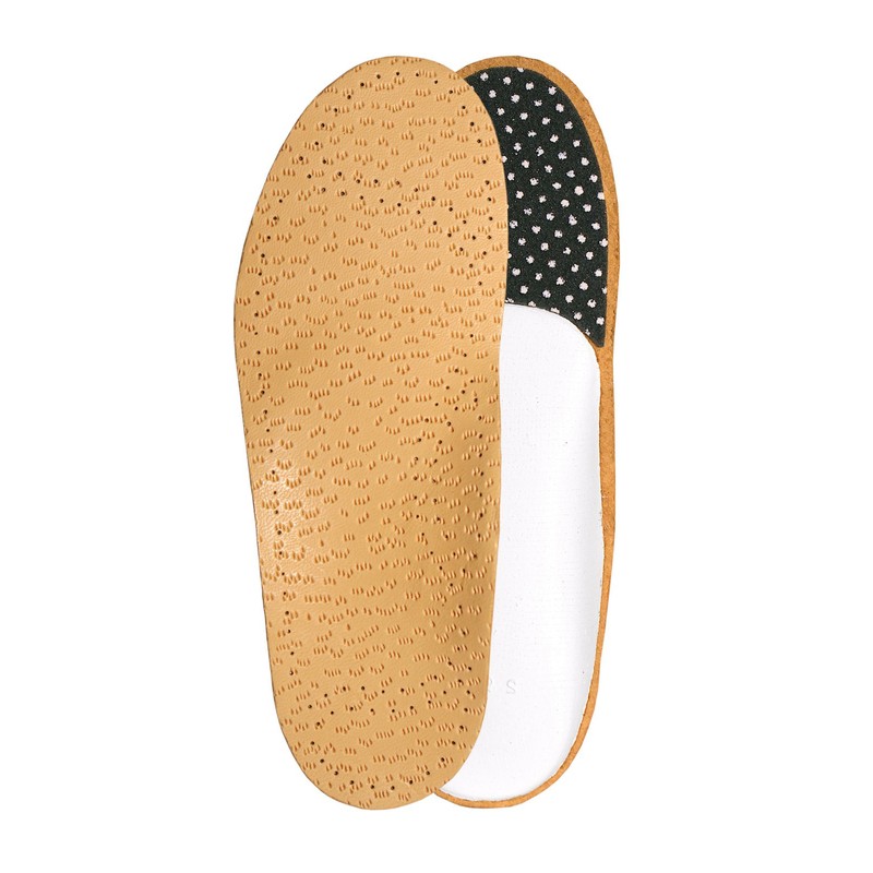 Kaps Apoyo Kids, Premium Luxury Orthopaedic Leather Footbed Insoles -