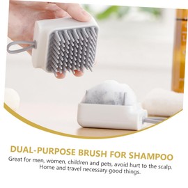 WOONEKY Scalp Massager Sc Hampoo Brush Scalp Massager Hair Scalp Sc 2pcs for Shower and Shampooing