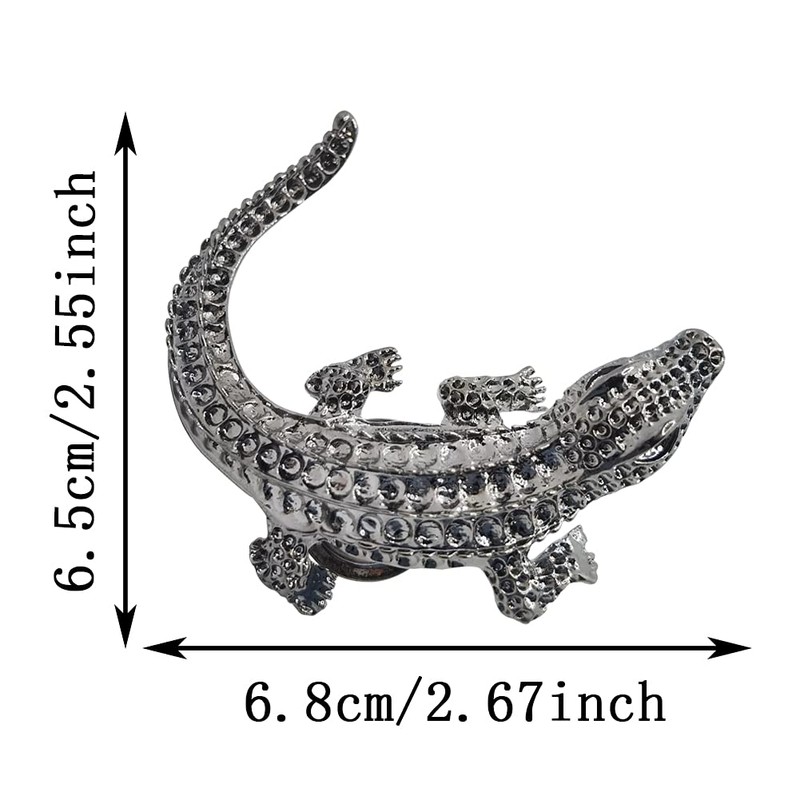 Beyoo Decorative Crocodile Shape Knob Door Handle Cabinet Drawer Cupboard