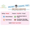 Best Improved Version Instant Cooking Times Cheat Sheet Magnets 11"x8"