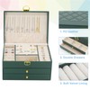 KOOAAICCHI Jewelry Box for Women, 3-Layer Jewelry Organizer, Jewelry Storage