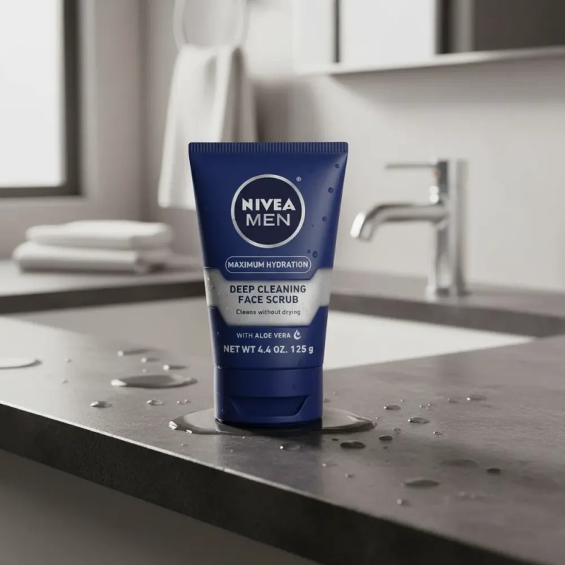 Exfoliante Facial Nivea Men Maxima Hidratación Aloe Vera