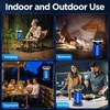 ZECHUAN Solar Bug Zapper Outdoor Waterproof, Portable Pest Control Electric