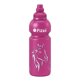 Fizzii 600ml Horse Plastic Drinking Bottle Leakproof in Fizzy Toxic – Dishwasher Safe