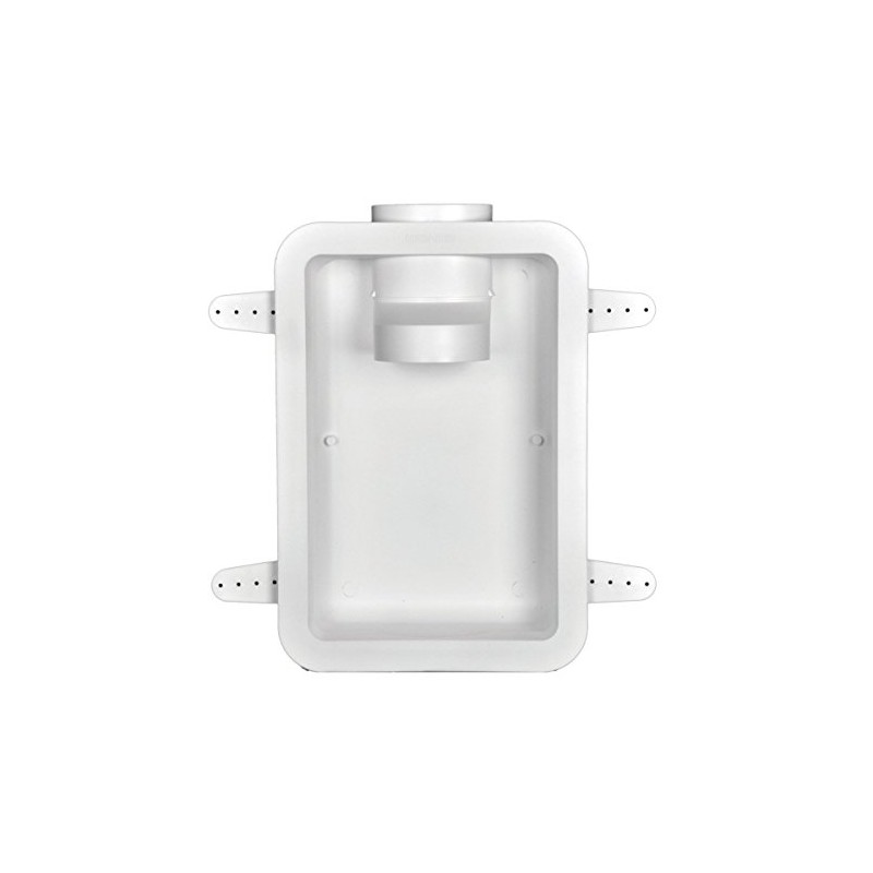 Dundas Jafine DRB4XZW Recessed Dryer Vent Box, 4", White (Pack