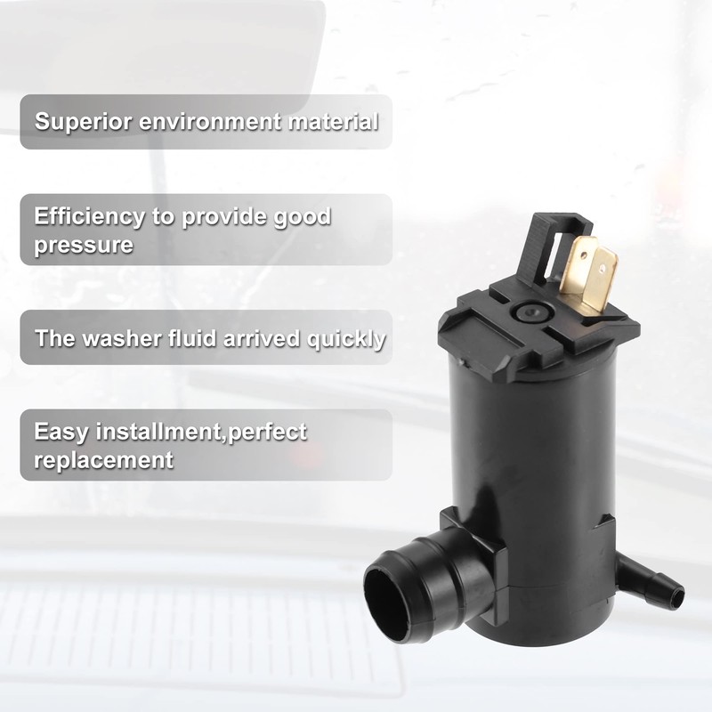 X AUTOHAUX Car Windshield Washer Pump 89001132 for Honda Civic