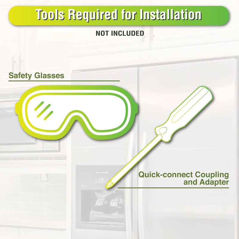 Homewerks 7252-25-14-PTC Ice Maker Supply Line and Humidifier Installation Kit