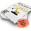 AK Giftshop Digger Construction Party Invites & Coloured Envelopes Birthday