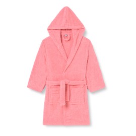 Playshoes Unisex Children's Terrycloth Bathrobe/Dressing Gown, coral
