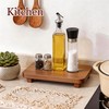 Wood Riser for Kitchen Counter,10" x 5" Walnut Farmhouse Pedestal