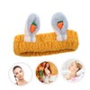 TOVINANNA Cute Bunny Ears Headband for Skincare and Makeup Elastic