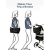 MomMed Universal Stroller Organizer, diaper bag with Insulated Cup Holder,